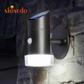 Colorful Hot Sale Waterproof Bright LED Colar Change Motion Sensor Solar RGB Wall Light